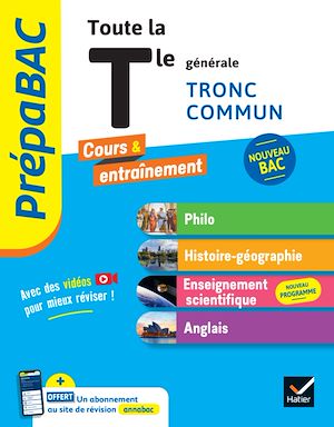 Prepabac - Toute la Tle générale (tronc commun) - Bac 2025 (toutes les matières)