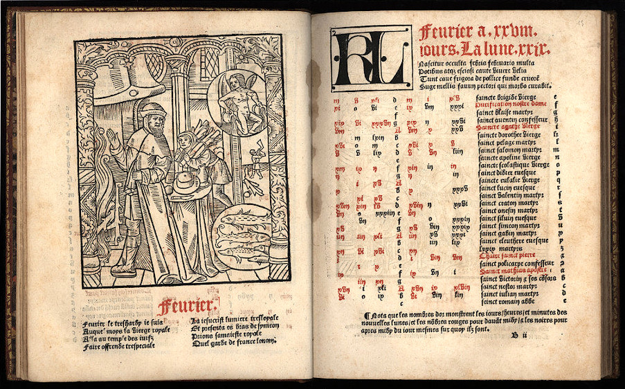 Le grant Kalendrier et compost des bergiers, Troyes, 1529 [Bbl 651]