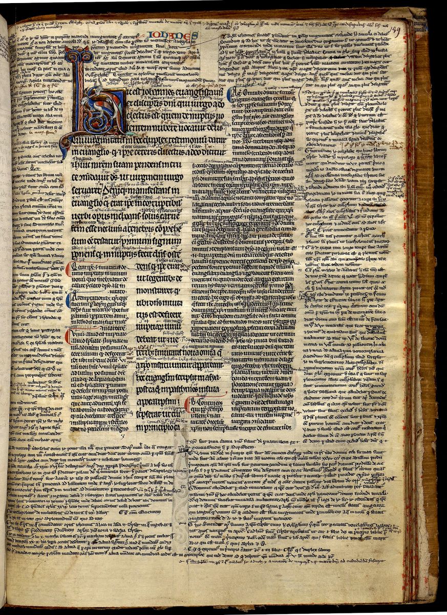 Évangiles glosés, 13e siècle [Ms 81]