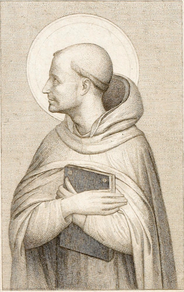 Vraie Figure de saint Bernard, 19e siècle [ICONO.110-3c]