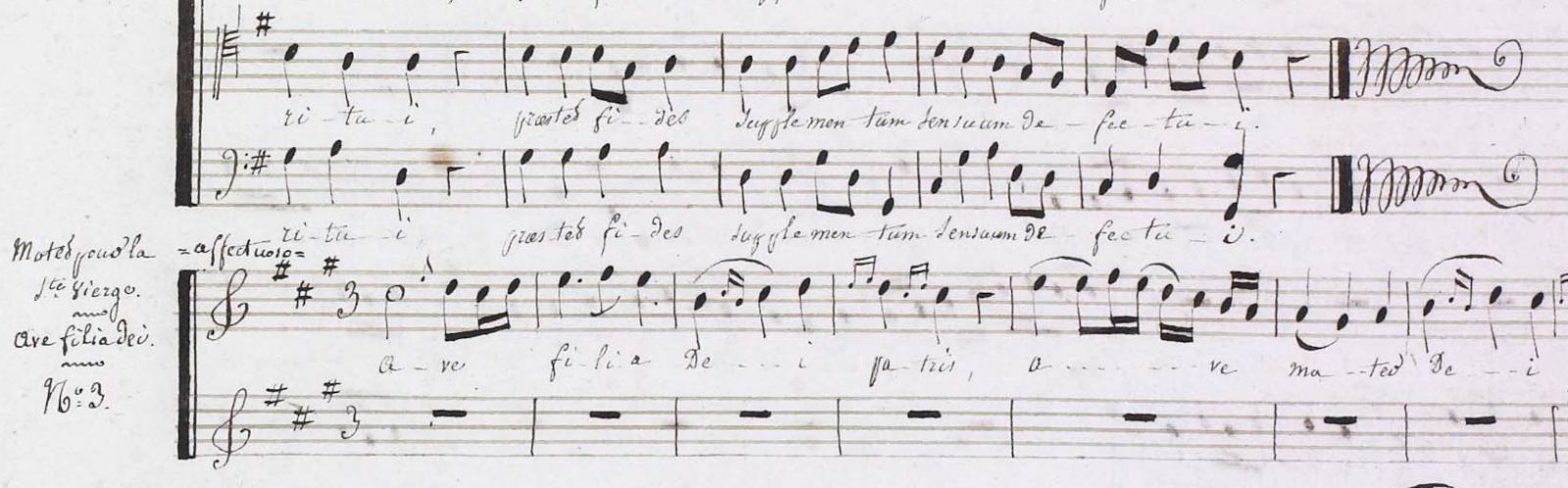 Recueil de motets, 1825 [Ms 3192]